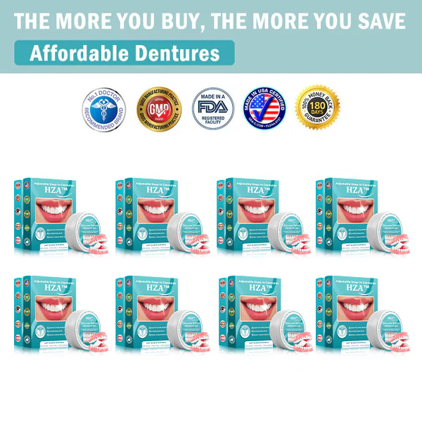 HZA™ 🗽 Silicone Reline Denture Set (⏰Limited Time 80% Off - Last 30 Minutes ⏰)