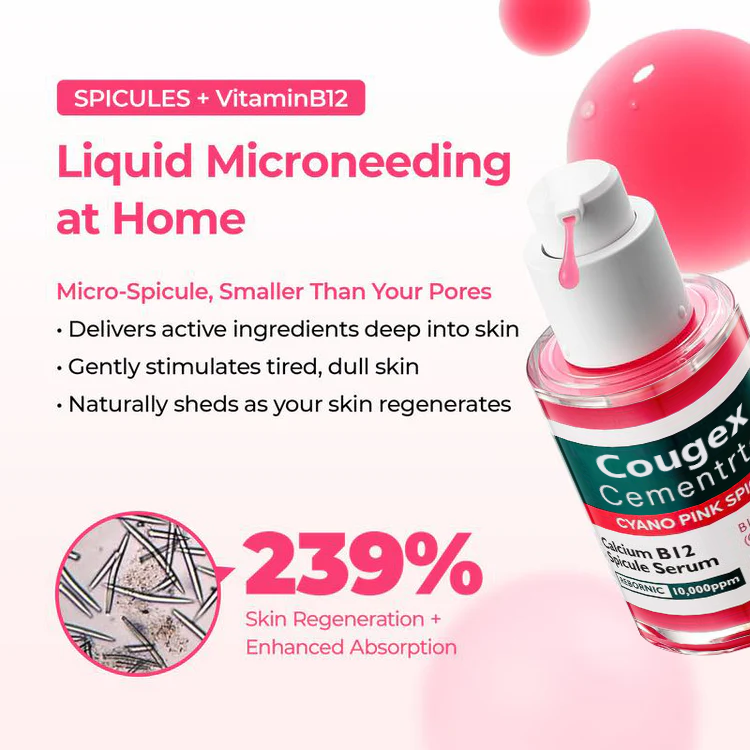 đ„Shrinks Pores & Fades Blemish Marks in 2 Weeks | Cyano Pink Spicule Serum+ Picotonic Shot Ampoule