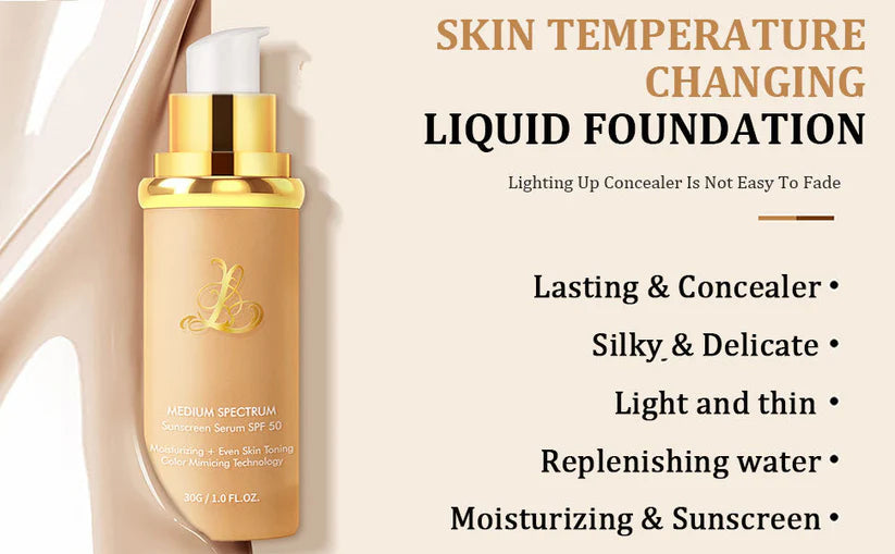 đ„Final 3 Hours: 60% OFFđ„ 4 In 1 Color Changing Foundation(FREE BRUSH)