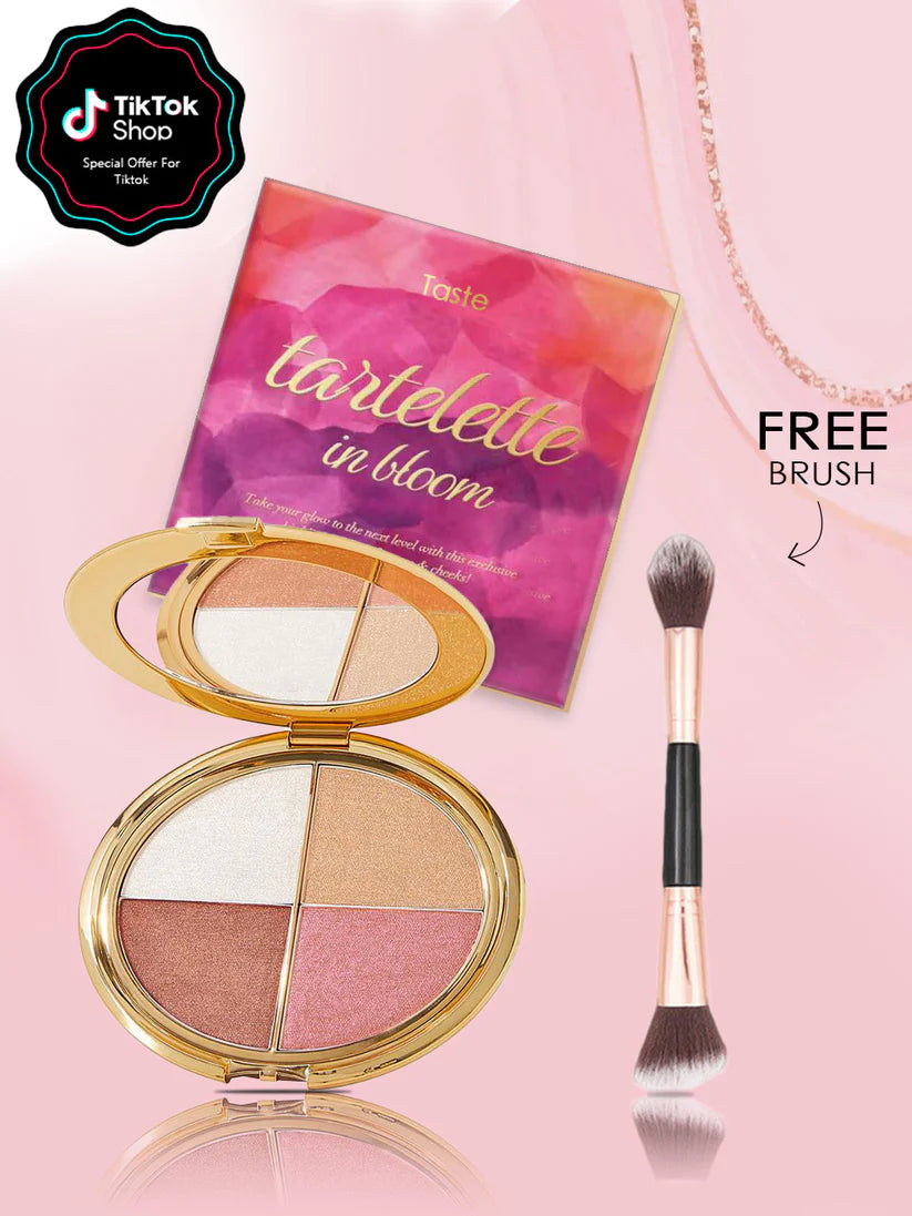 đ„Last 3 hours 60% offâ°eye & cheek palette - eyeshadow and highlighter makeup (with Detachable Brush)