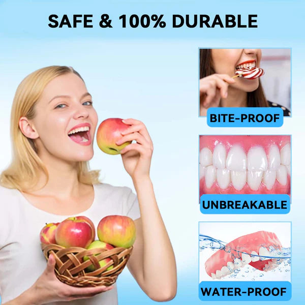 HZA™ 🗽 Silicone Reline Denture Set (⏰Limited Time 80% Off - Last 30 Minutes ⏰)