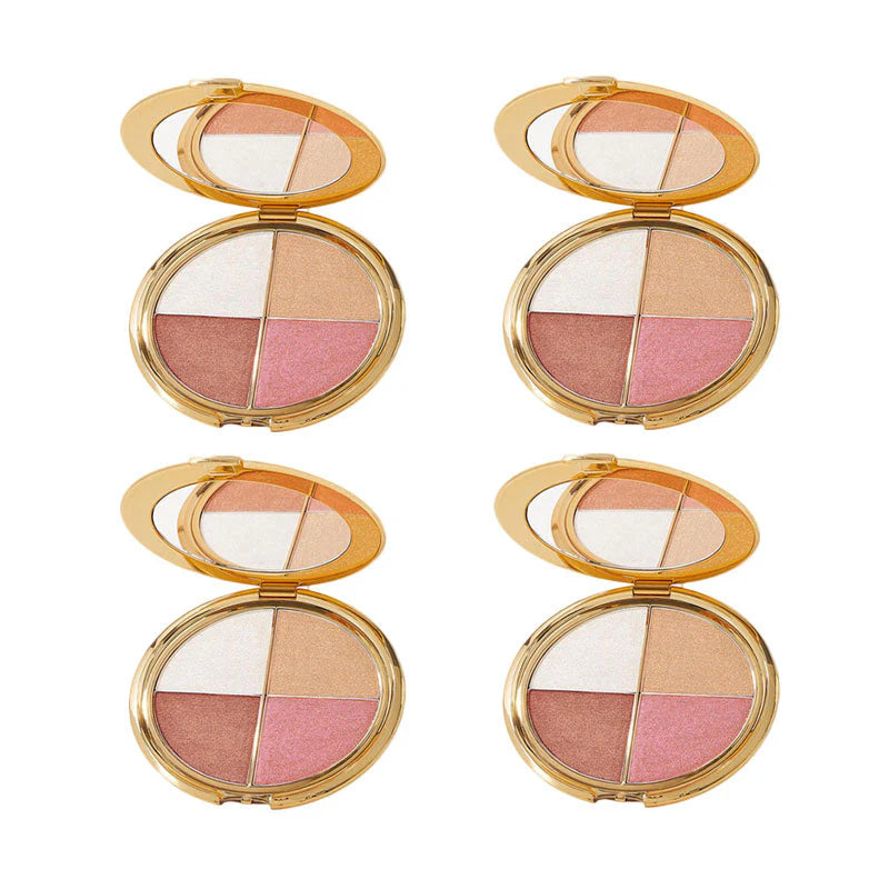 đ„Last 3 hours 60% offâ°eye & cheek palette - eyeshadow and highlighter makeup (with Detachable Brush)