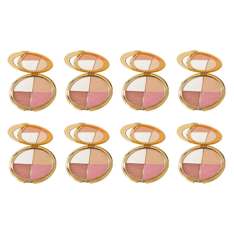 đ„Last 3 hours 60% offâ°eye & cheek palette - eyeshadow and highlighter makeup (with Detachable Brush)