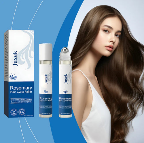 Juxek Advanced Hair Growth Roll-On Serum | 3% Rosemary | 2% Aminexil | 3% Redensyl | 2% Anagain | Precision Scalp Applicator | Paraben & Sulphate Free | Non-Oily & Mess-Free