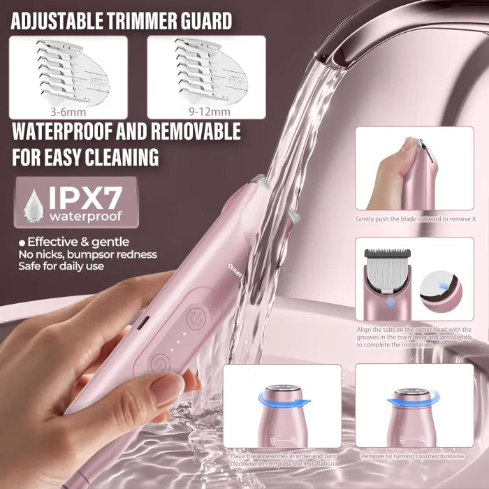 đ LAST DAY PROMOTION - 50% OFFđ2-in-1 Womenâs Electric Shaver â Dual Head Precision Trimmer