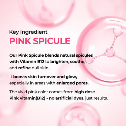 💥Shrinks Pores & Fades Blemish Marks in 2 Weeks | Cyano Pink Spicule Serum+ Picotonic Shot Ampoule