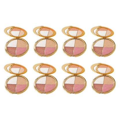🥂Last 3 hours 60% off⏰eye & cheek palette - eyeshadow and highlighter makeup (with Detachable Brush)